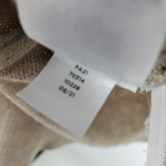 Loft Ann Taylor Cowl Neck Women's Tan Pullover Sweater Size Medium - Picture 5 of 11